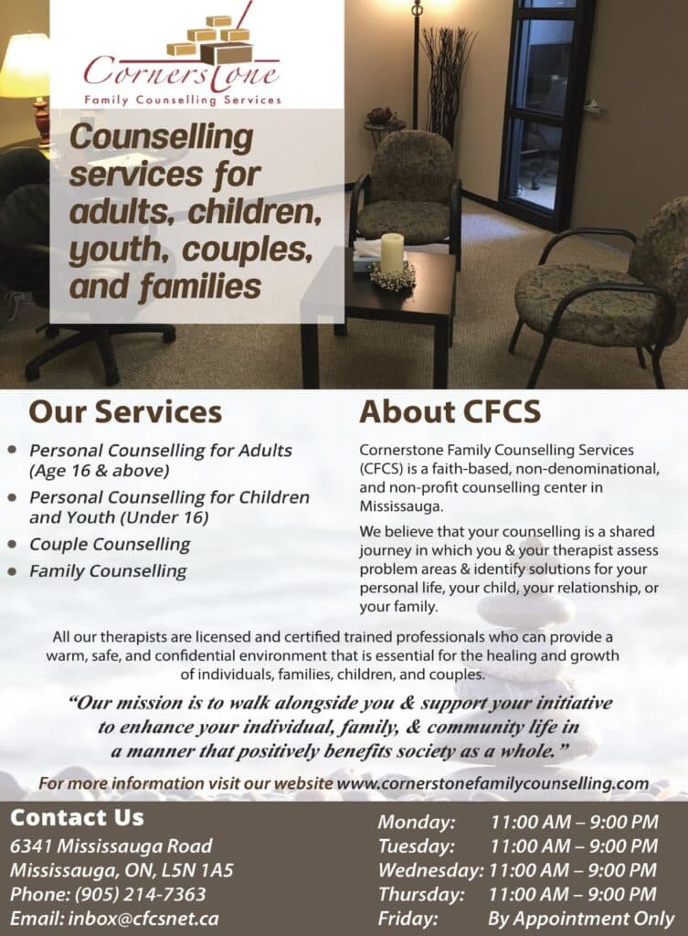 Cornerstone Family Counselling Services