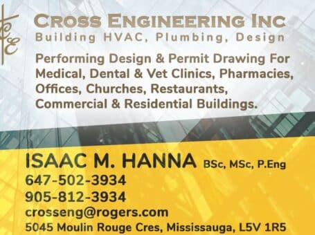 Cross Engineering Inc. – Isaac M. Hanna