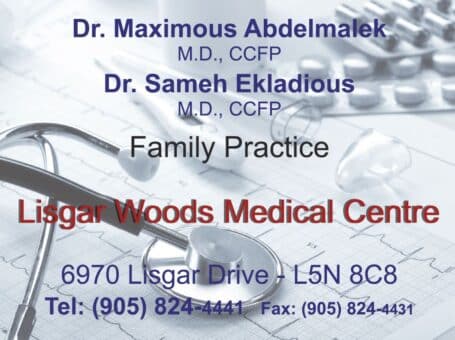Lisgar Woods Medical Centre – Dr. Maximous Abdelmalek & Dr. Sameh Ekladious