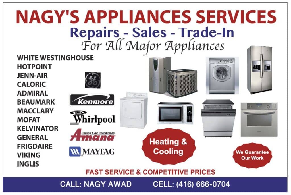 Nagy's Appliances Services