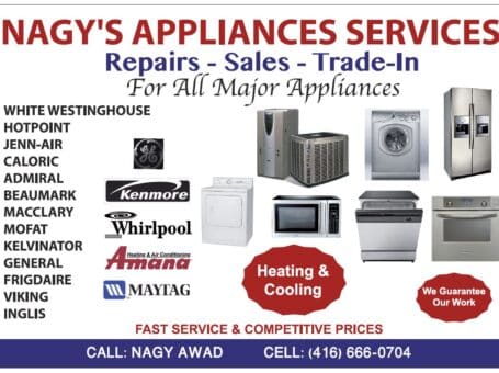 Nagy’s Appliances Services